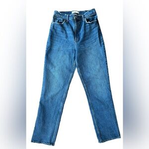 Abercrombie & Fitch Curve Love 90s Straight Ultra High Rise Jeans size 29/8L